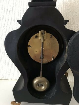 Stunning Lenzkirch Boulle/lantern Timepiece Clock 5