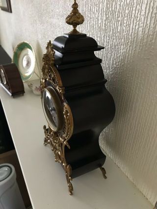 Stunning Lenzkirch Boulle/lantern Timepiece Clock 8