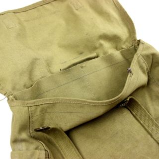 US WW2 M1936 M36 OD3 COTTON MUSETTE BAG BACK PACK IDED MURRAY GOLDBERG 1941 10