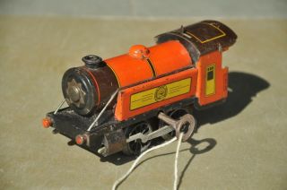 Vintage 1970 Model Craft Train Litho Tin Wind Up Toy
