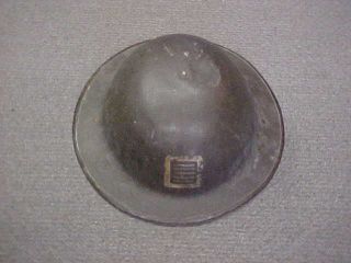 Named Ww1 Canadian Brodie Helmet With Painted Decal " 51st Battery Cfa "