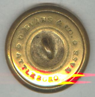 Civil War Era US Navy Chief Petty Officer / Junior Officer Coat Button - NA236A 3