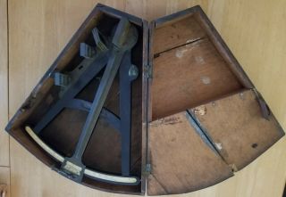 C.  1822 - 1831 Bywater & Co. ,  Liverpool Ebony & Bone Mariners Sextant