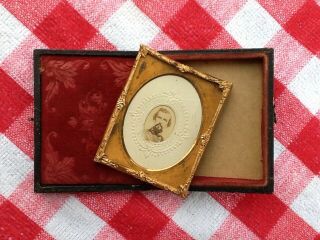 Confederate General NATHAN B.  FORREST - GEM CDV - 1/9 Pate Case (3.  0 X 2.  25) RARITY, 7