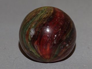 VINTAGE MARBLES RARE EARTH TONE EARLY ONIONSKIN 5/8 