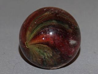 VINTAGE MARBLES RARE EARTH TONE EARLY ONIONSKIN 5/8 