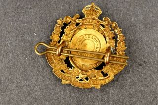 PRE - WWI CANADA M1904 NWMP JR GAUNT BADGE MLM4 5