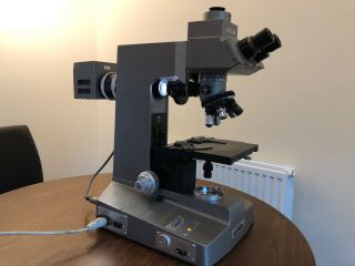 Olympus Vanox Trinoculor Microscope & Altra 20 Digital Camera USB 2.  0 2