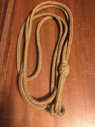 Wwi British Pistol Lanyard Ww1 Webley England Orig