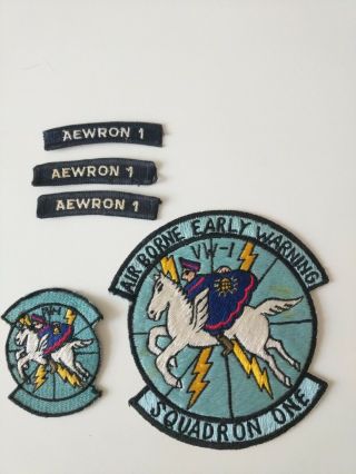 Vw - 1 Aviation Airborne Early Warning Squadron Patch Vietnam War Era