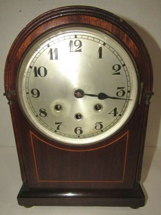 Antique Mauthe Quarter Hour Chime Bracket Clock,  8 - Day,  Key - Wind