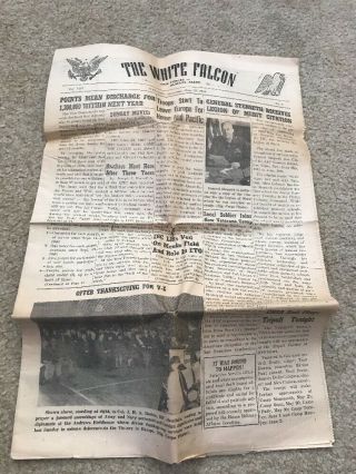 The White Falcon Ww2 Iceland American Forces Newspaper May 19 1945 Usmc Wwii