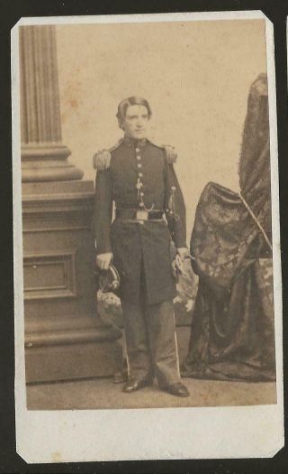 Civil War Era Cdv Union Militia Officer