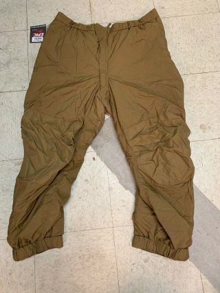 Primaloft Extreme Cold Trouser Pant Usmc Brown Happy Suit Size Large Regular Nwt