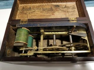 Davis & Kidders Patent Magneto Electric Machine From The Mid 1800 
