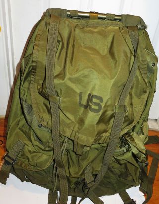 Us Army Alice Lc - 1 Field Pack Combat Large With Frame