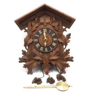 Vintage German Black Forest Gk.  Cuckoo Clock No Weights Only
