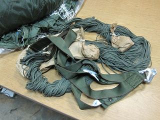 NOS MC1 - 1B Military Parachute 32 Ft Steerable Un - issued Lines In Tact USA Made 4