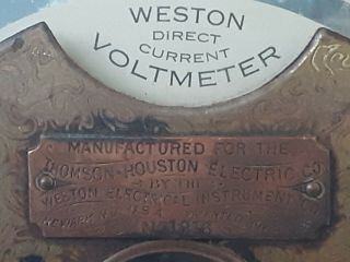 Weston Electrical Instrument Company / Thomas Houston Electric Model 1 Voltmeter