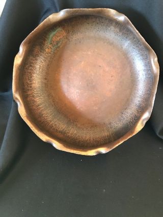 Albert Berry (Berrys) Craft Shop Seattle Hammered Copper Bowl,  Early 1900s 11