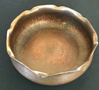 Albert Berry (Berrys) Craft Shop Seattle Hammered Copper Bowl,  Early 1900s 2
