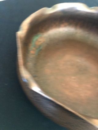 Albert Berry (Berrys) Craft Shop Seattle Hammered Copper Bowl,  Early 1900s 7