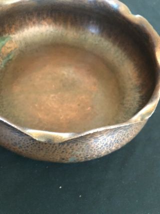 Albert Berry (Berrys) Craft Shop Seattle Hammered Copper Bowl,  Early 1900s 8