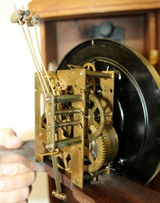 Antique Wall Clock Chime Clock Regulator 1920th century PHS 10