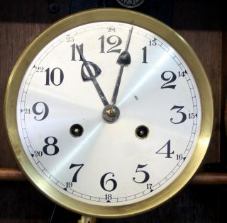 Antique Wall Clock Chime Clock Regulator 1920th century PHS 5