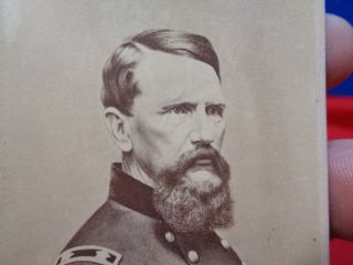 Antique Cdv Photo Civil War Soldier In Uniform 1