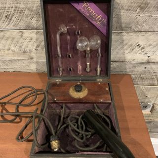 Renulife Model K Violet Ray Generator Electrotherapy Quack Medical 1919