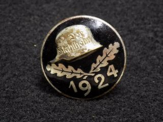 Wwi Era Imperial German Veterans 1924 Der Stahlhelm Member Honor Badge