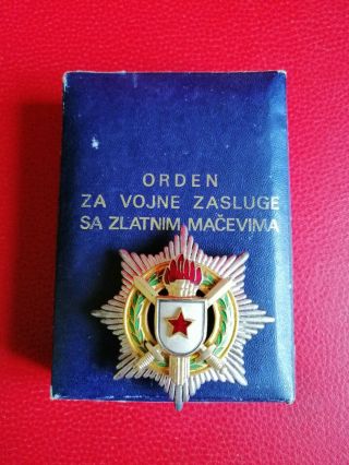 Yugoslavia.  Serbia.  Order Of Military Merit 2nd Class