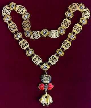 Austria - Hungary Order Of The Golden Fleece With Chain