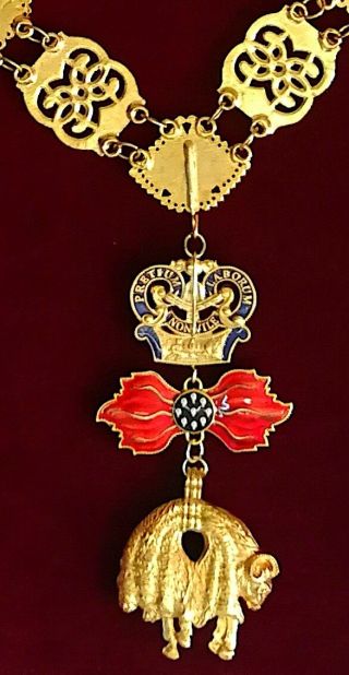 AUSTRIA - HUNGARY ORDER OF THE GOLDEN FLEECE WITH CHAIN 6