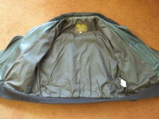 US Navy Excelled G - 1 Intermediate Leather Flyers Jacket XXL 11