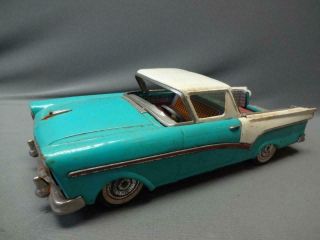 Vintage Japan Tin Litho Friction Toy Car Ford Ranchero 12 "