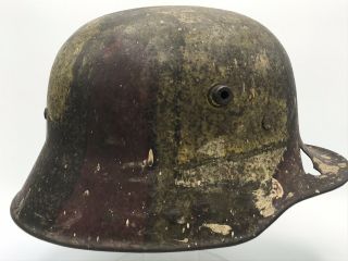 Ww1 German Camo Helmet Battle M17 Stahhelm Wwi Pickelhaube 8