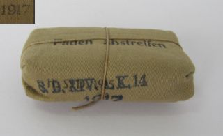 Wwi 1917 German First Aid Bandage Pack –