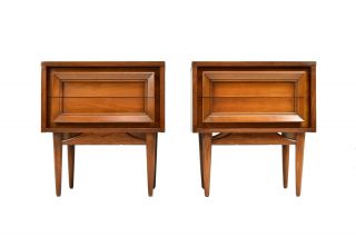Mid Century Modern Nightstands/end Tables By Basic Witz - A Pair