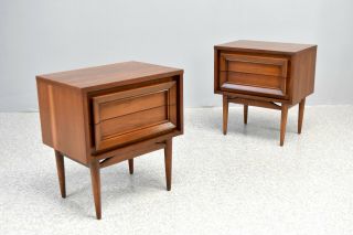 Mid Century Modern Nightstands/End Tables by Basic Witz - A Pair 6