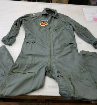 Usaf Type K - 2b Pilot Flying Suit Size Large Regular