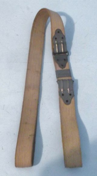 Vintage Antique Nobuckl Canvas Rifle Sling Strap Wwi Pat.  7 - 21 - 14 Field Gear
