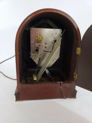 Early 1930 ' s SETH THOMAS Beehive Mahogany Mantel Clock Northbury 1 - E E704 - 000 7