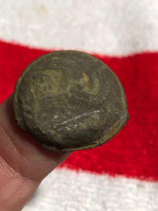 Rare Civil War Confederate Local Button Cs In Shield Cs239a1 Civil War