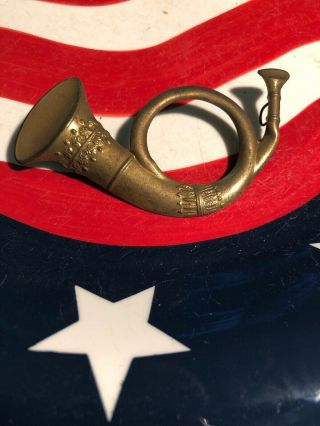 Civil War Infantry Bugle Hat Insignia Ex Flayderman