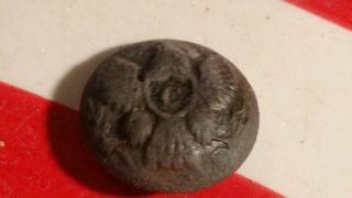 DUG CIVIL WAR OVERCOAT EAGLE C CAVALRY COAT BUTTON 2