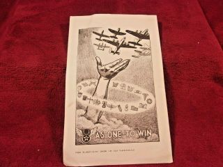 1945 Ww2 Fold - Out L.  Gen.  Doolittle To:8th Air Force,  " Doolittles Raiders ",  Sign