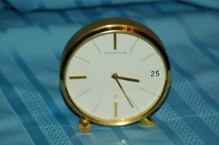 Vintage Jaeger Lecoultre Alarm Clock Rare Style Needs Tlc