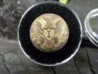 Rare Vintage Antique Civil War Relic Eagle Infantry Button Confederate Position 2